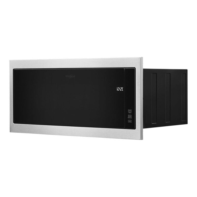 Whirlpool 1.1 cu. ft. Built-In Microwave with Slim Trim Kit - 14" Height - Stainless Steel (WMT50011KS)