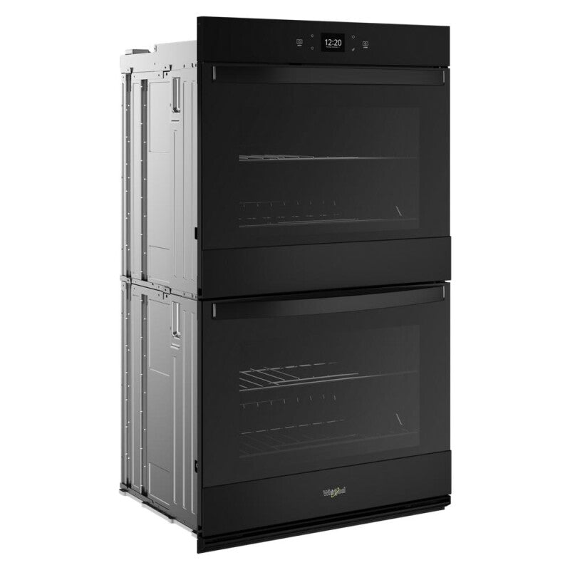 Whirlpool 8.6 Total Cu. Ft. Double Wall Oven with Air Fry When Connected - Black (WOED5027LB)