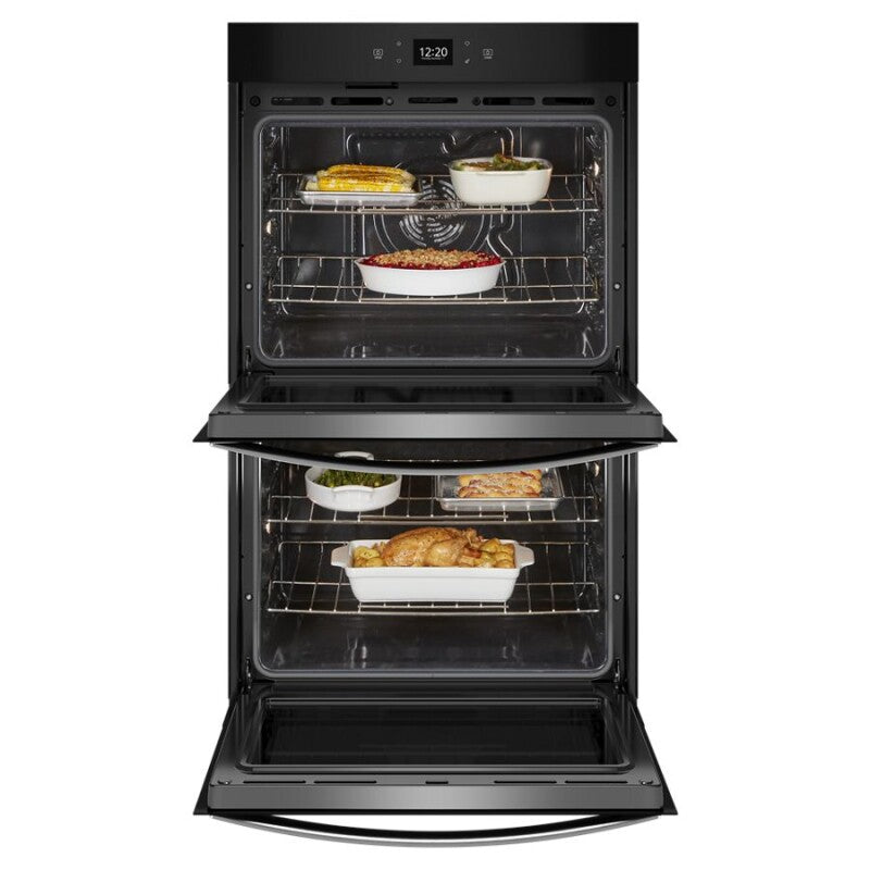 Whirlpool 10.0 Total Cu. Ft. Double Wall Oven with Air Fry When Connected - Fingerprint Resistant Stainless Steel (WOED5030LZ)