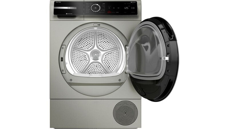 Bosch 800 Series Heat Pump Dryer - Pearl Steel (WQB245AXUC)