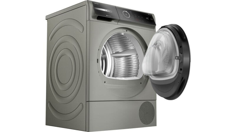 Bosch 800 Series Heat Pump Dryer - Pearl Steel (WQB245AXUC)