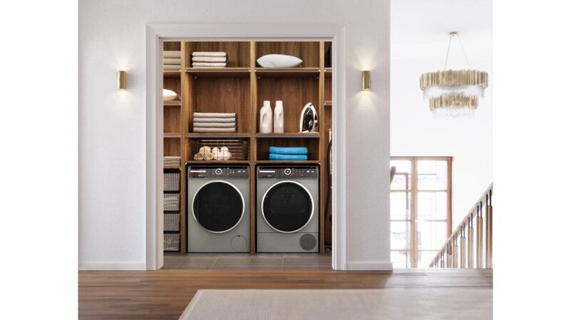 Bosch 800 Series Heat Pump Dryer - Pearl Steel (WQB245AXUC)