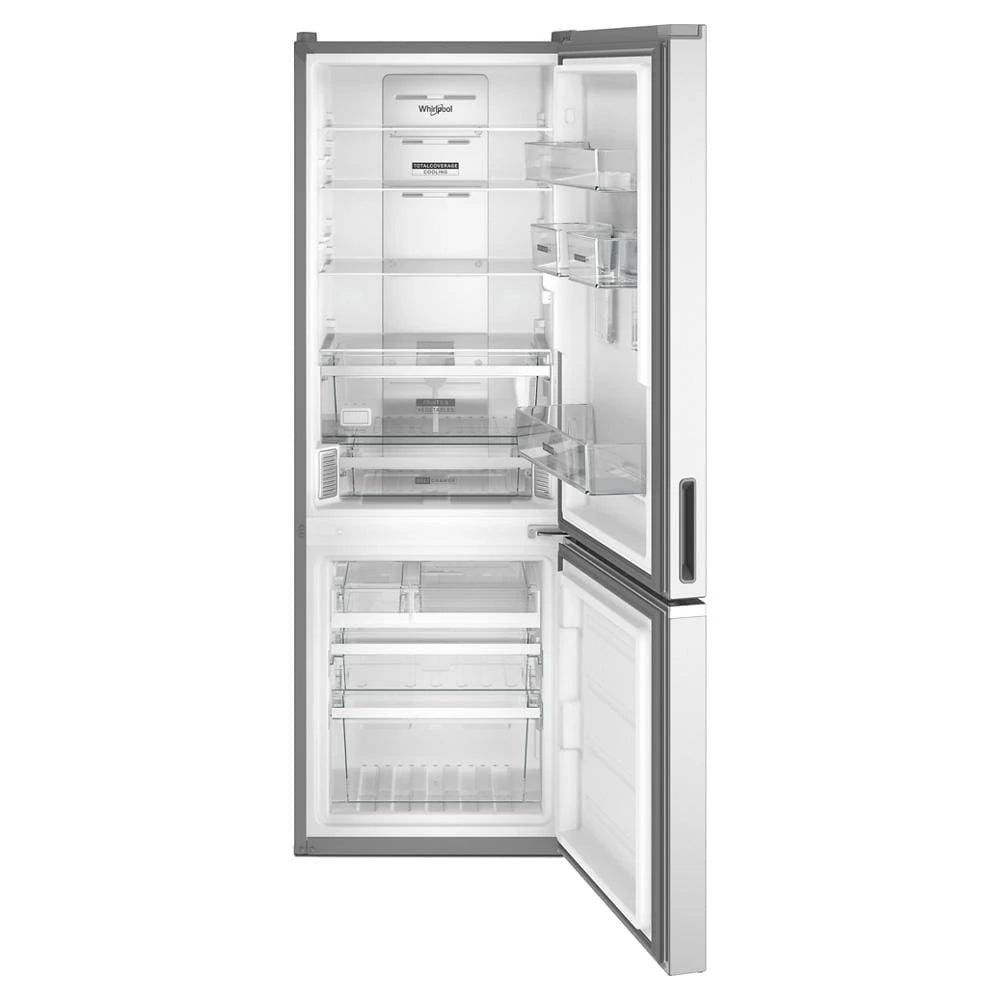 WHIRLPOOL 24-inch Wide Garage-Ready Bottom-Freezer Refrigerator - 12.9 cu. ft. - Fingerprint-Resistant Stainless Finish (WRB533CZJZ)