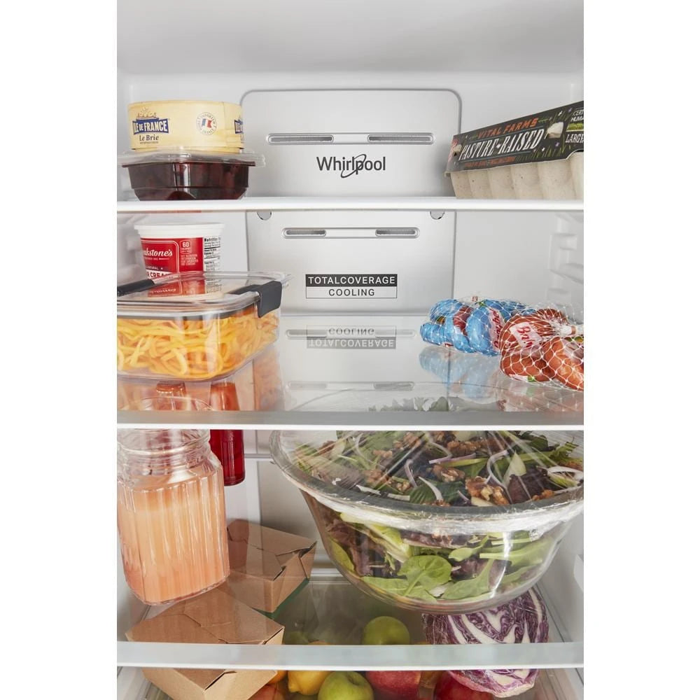 WHIRLPOOL 24-inch Wide Garage-Ready Bottom-Freezer Refrigerator - 12.9 cu. ft. - Fingerprint-Resistant Stainless Finish (WRB533CZJZ)