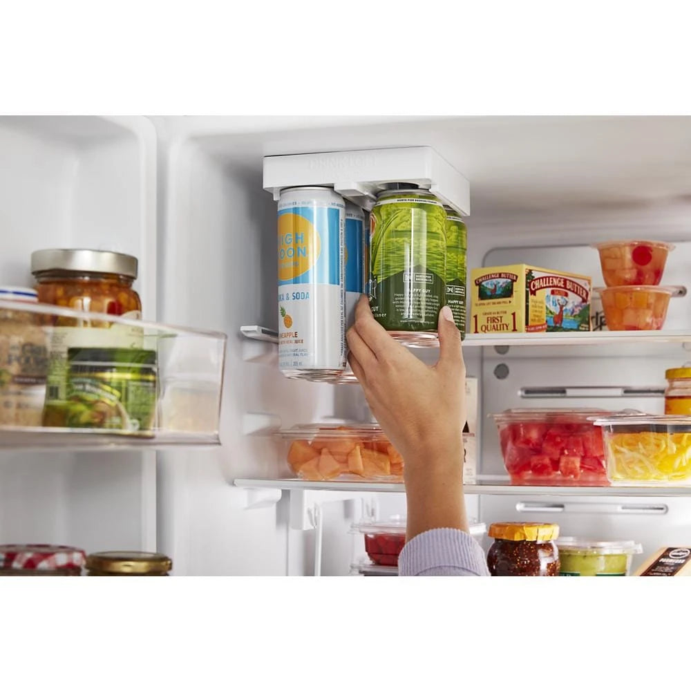 WHIRLPOOL 24-inch Wide Garage-Ready Bottom-Freezer Refrigerator - 12.9 cu. ft. - Fingerprint-Resistant Stainless Finish (WRB543CMJZ)
