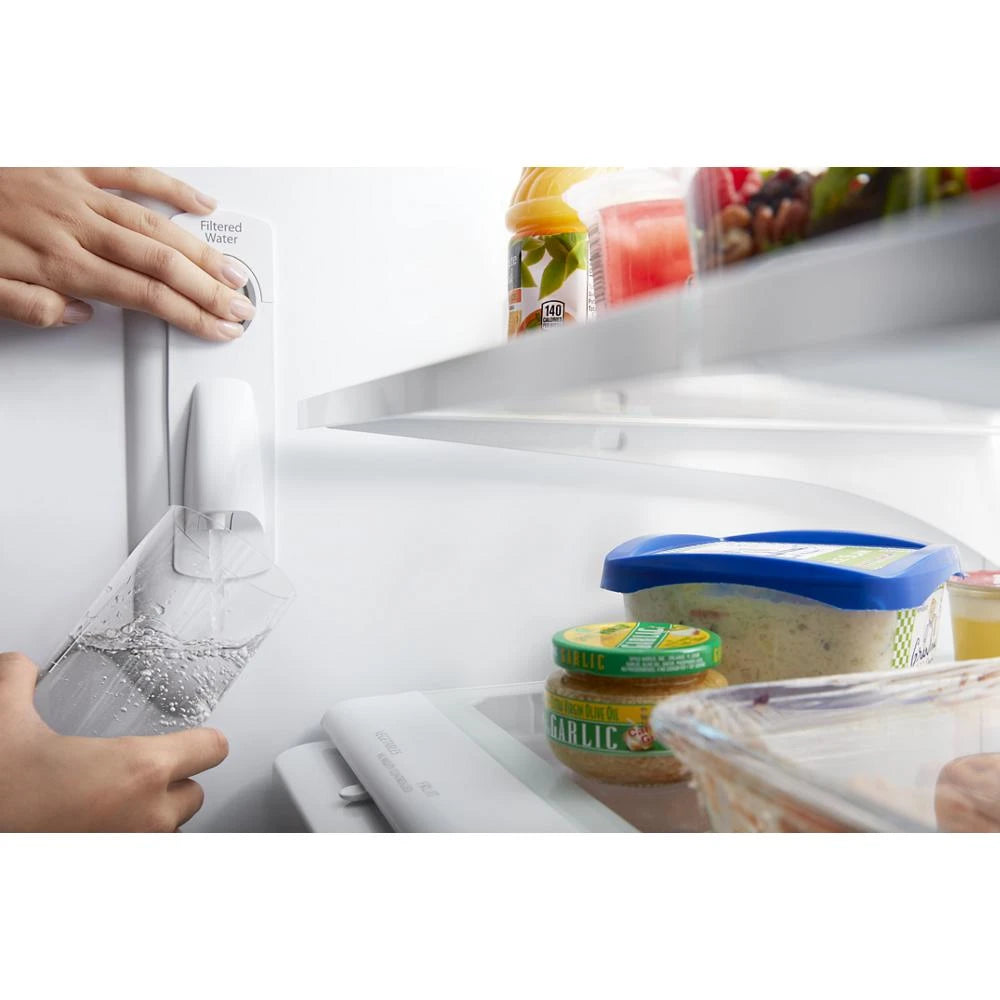 Whirlpool 36-inch Wide French Door Refrigerator with Water Dispenser - 25 cu. ft. - Fingerprint Resistant Stainless Steel (WRF535SWHZ)