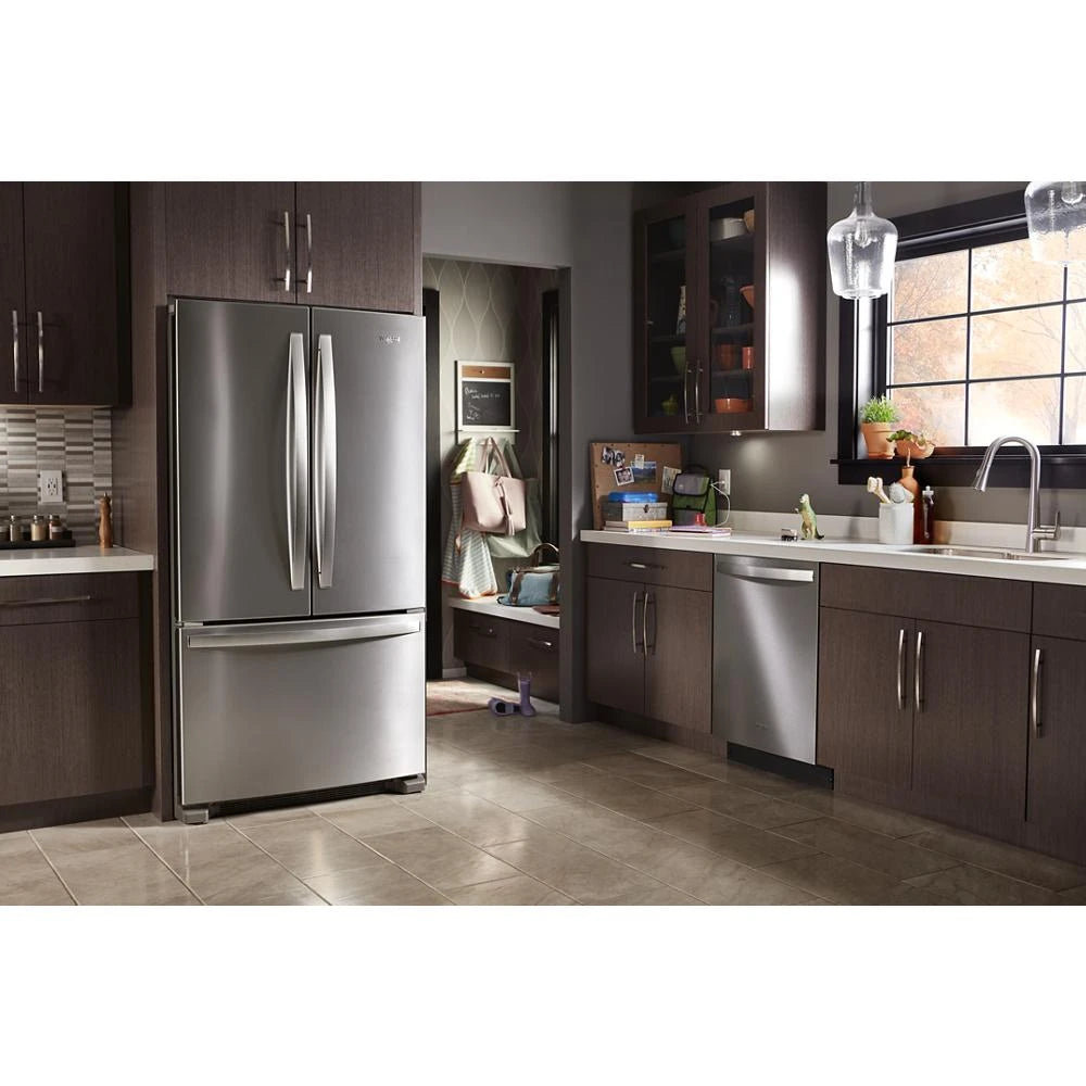 Whirlpool 36-inch Wide French Door Refrigerator with Water Dispenser - 25 cu. ft. - Fingerprint Resistant Stainless Steel (WRF535SWHZ)