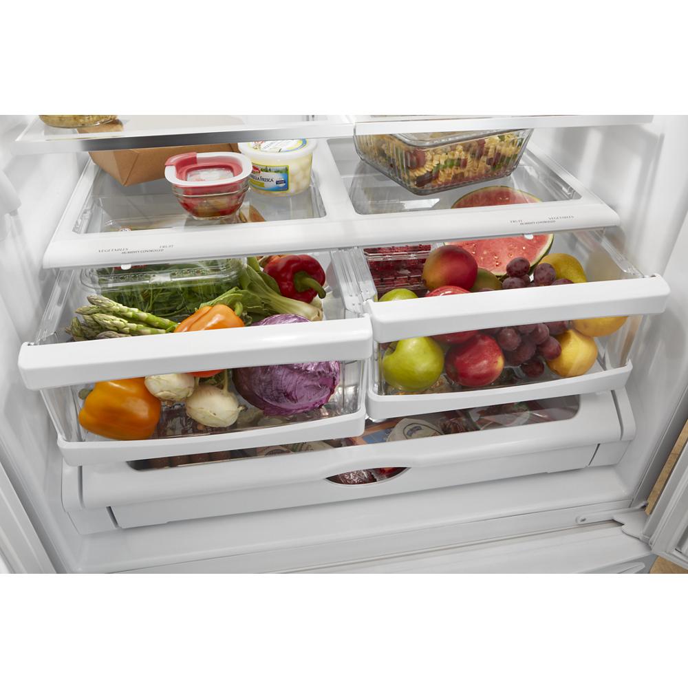 WHIRLPOOL 36-inch Wide French Door Refrigerator with Water Dispenser - 25 cu. ft. - Fingerprint Resistant Stainless Steel (WRF535SWHZ)
