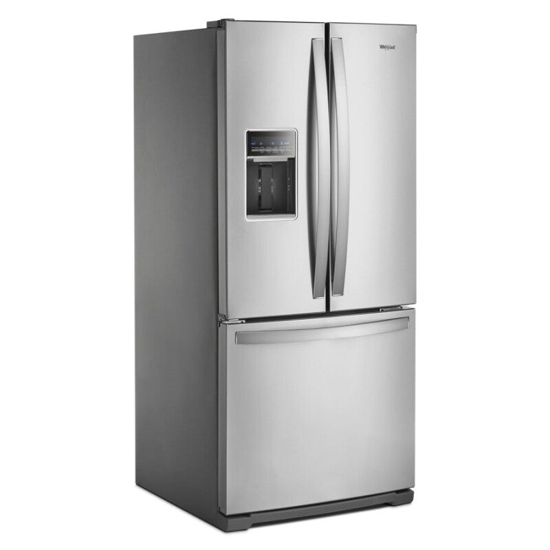 Whirlpool 30-inch Wide French Door Refrigerator - 20 cu. ft. - Fingerprint Resistant Stainless Steel (WRF560SEHZ)