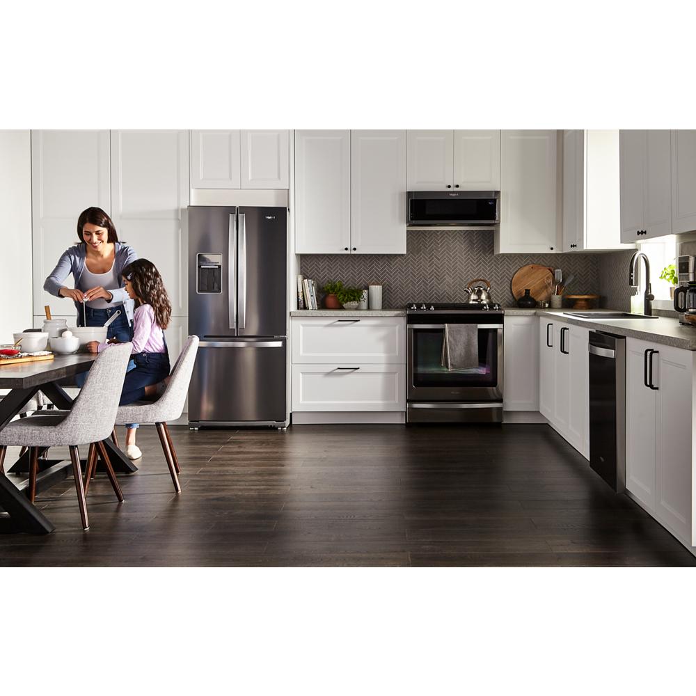 Whirlpool 30-inch Wide French Door Refrigerator - 20 cu. ft. - Fingerprint Resistant Stainless Steel (WRF560SEHZ)