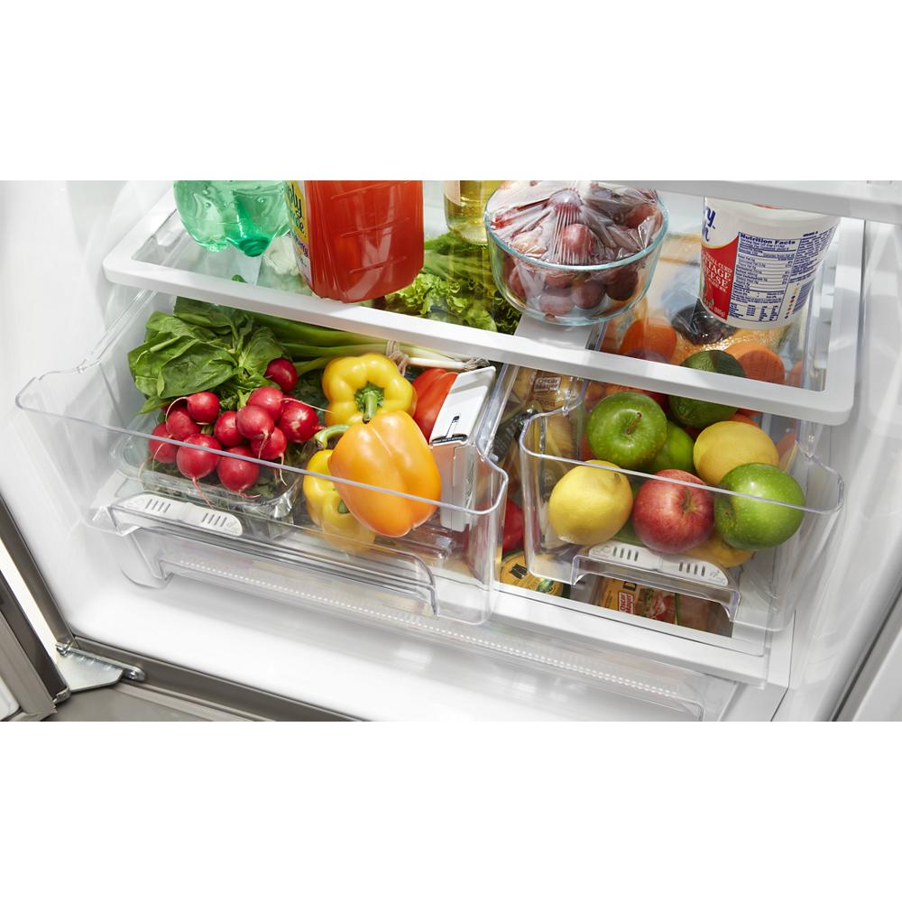 Whirlpool 30-inch Wide French Door Refrigerator - 20 cu. ft. - Fingerprint Resistant Stainless Steel (WRF560SEHZ)