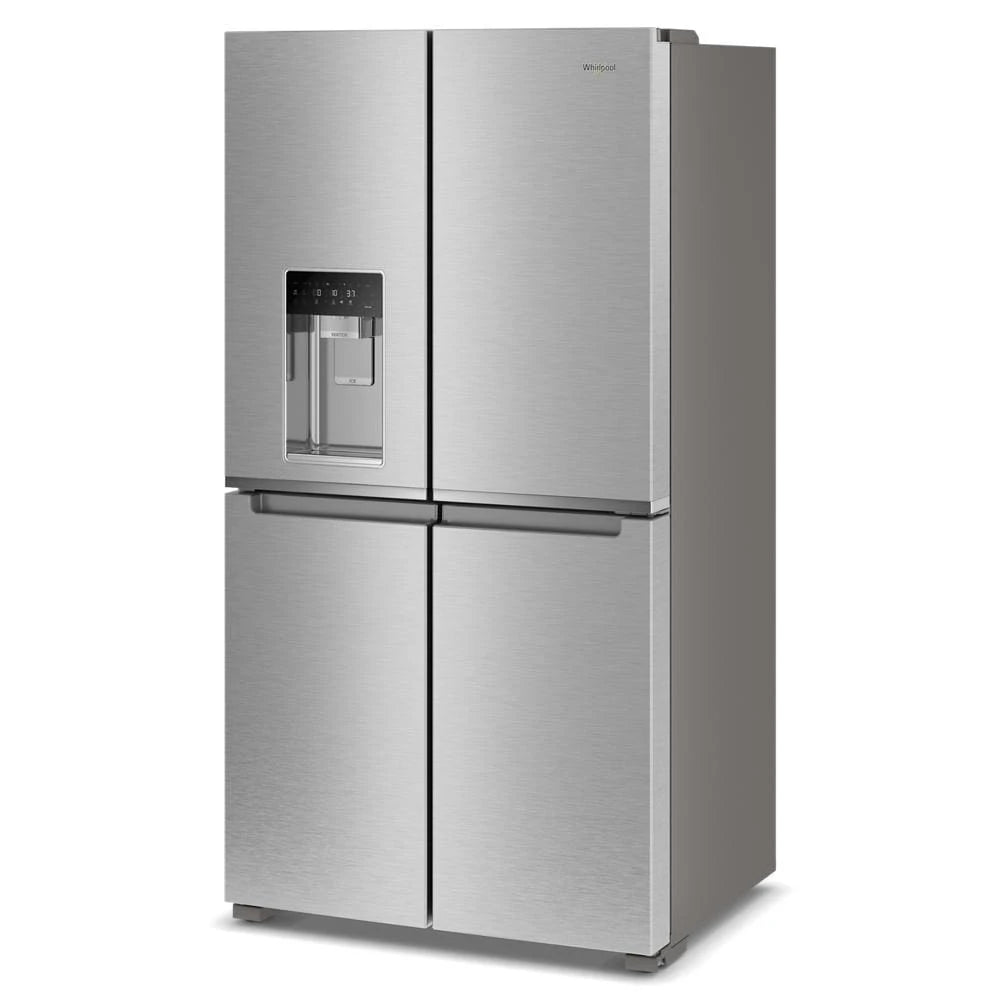 WHIRLPOOL 36-Inch Counter Depth 4 Door Refrigerator with Ice Maker in Door - Fingerprint Resistant Stainless Steel (WRQC7836RZ)