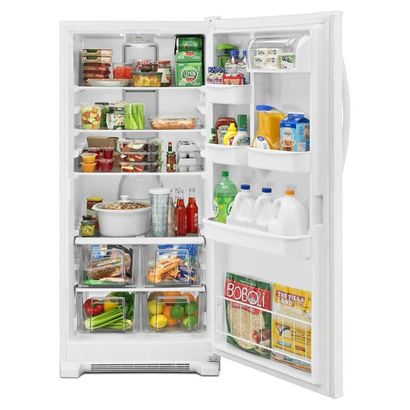 Whirlpool 31-inch Wide All Refrigerator with LED Lighting - 18 cu. ft. - White (WRR56X18FW)