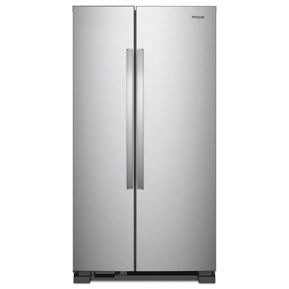 Whirlpool 33-inch Wide Side-by-Side Refrigerator - 22 cu. ft. - Fingerprint-Resistant Stainless Finish (WRS312SNHM)
