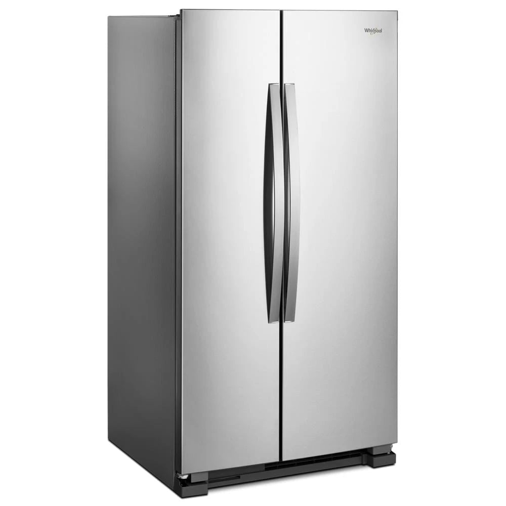 Whirlpool 33-inch Wide Side-by-Side Refrigerator - 22 cu. ft. - Fingerprint-Resistant Stainless Finish (WRS312SNHM)