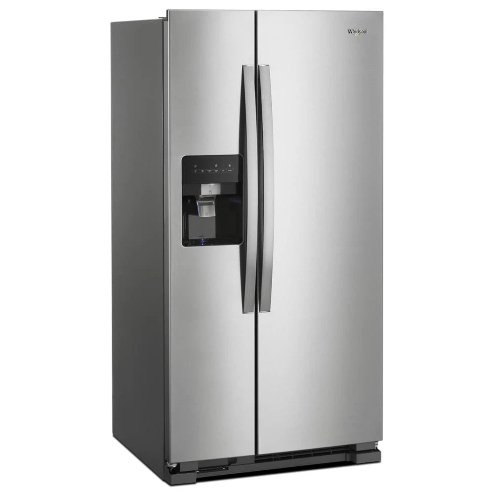 Whirlpool 36-inch Wide Side-by-Side Refrigerator - 24 cu. ft. - Fingerprint-Resistant Stainless Finish (WRS315SDHM)