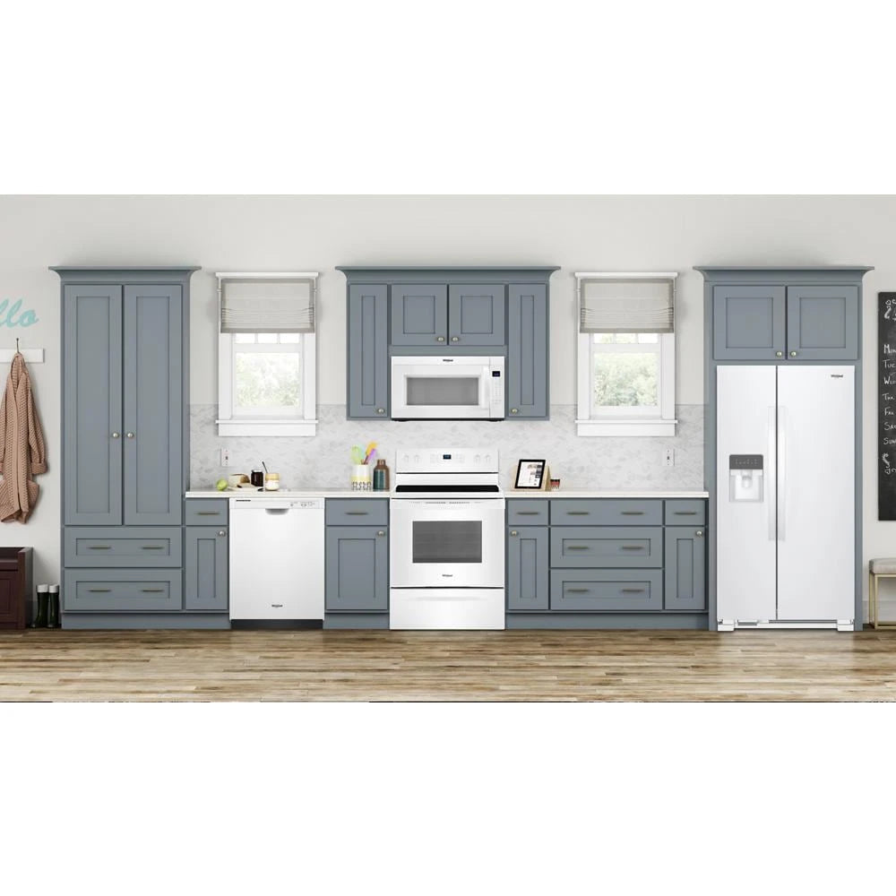 WHIRLPOOL 36-inch Wide Side-by-Side Refrigerator - 25 cu. ft. - White (WRS315SNHW)