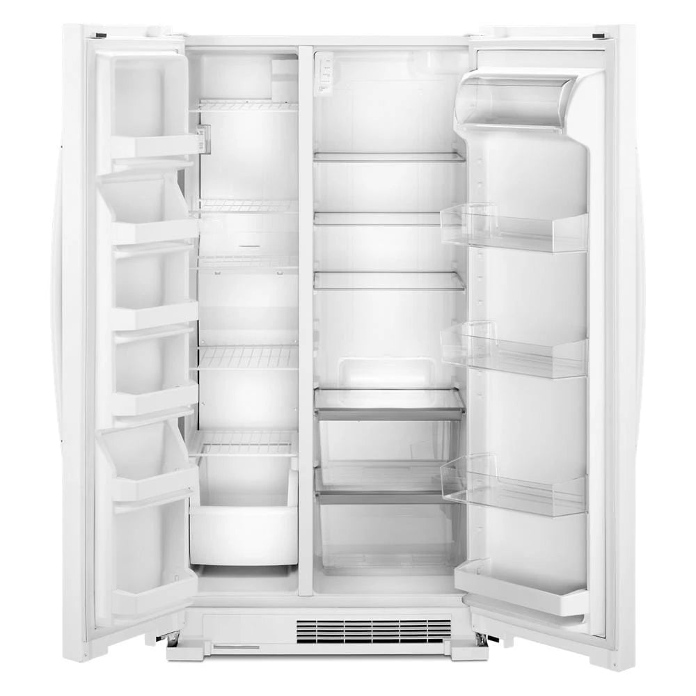 WHIRLPOOL 36-inch Wide Side-by-Side Refrigerator - 25 cu. ft. - White (WRS315SNHW)