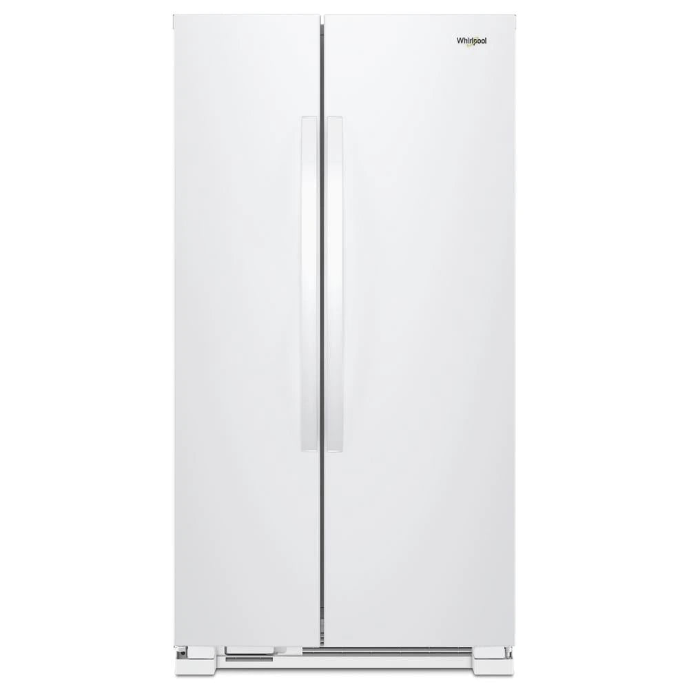 WHIRLPOOL 36-inch Wide Side-by-Side Refrigerator - 25 cu. ft. - White (WRS315SNHW)