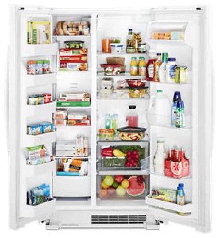 Whirlpool 36-inch Wide Side-by-Side Refrigerator - 25 cu. ft. - White (WRS315SNHW)