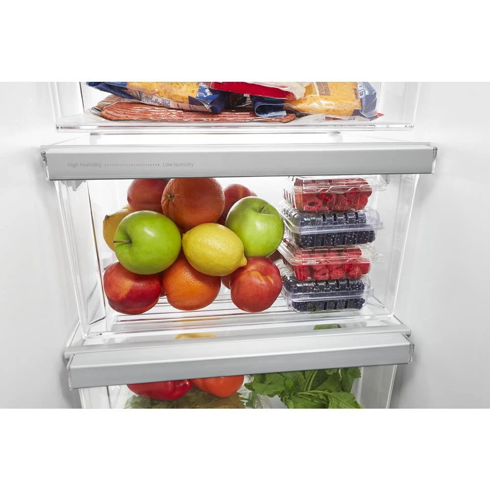 WHIRLPOOL 36-inch Wide Side-by-Side Refrigerator - 25 cu. ft. - Fingerprint-Resistant Stainless Finish (WRS325SDHZ)