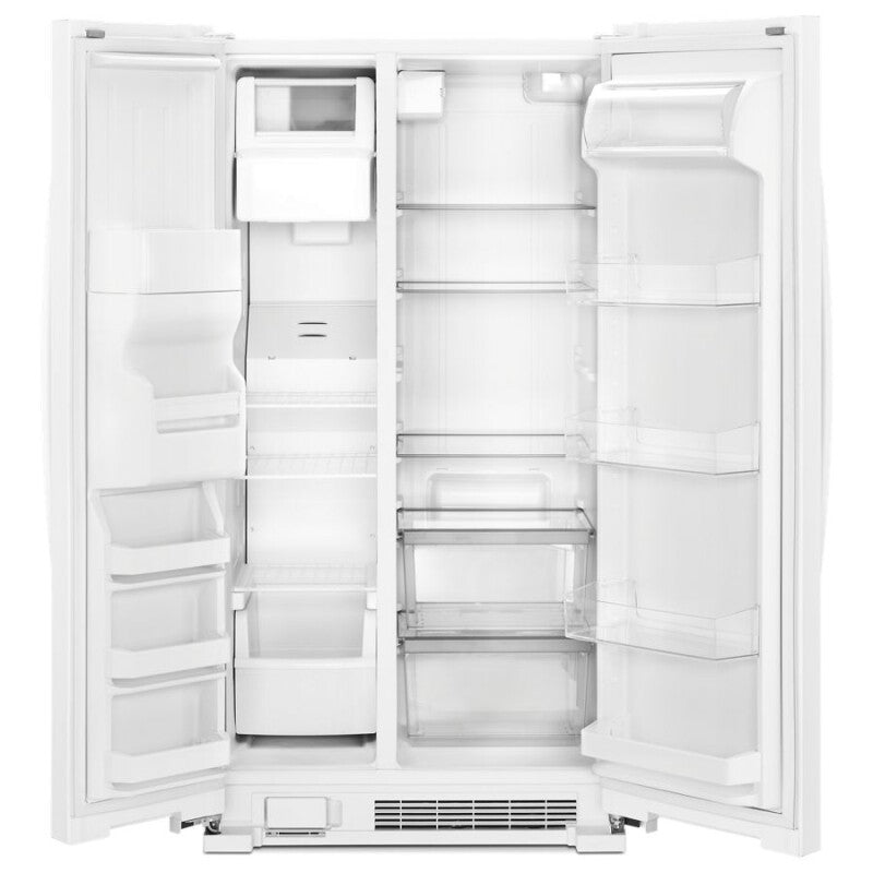 Whirlpool 33-inch Wide Side-by-Side Refrigerator - 21 cu. ft. - White (WRS331SDHW)