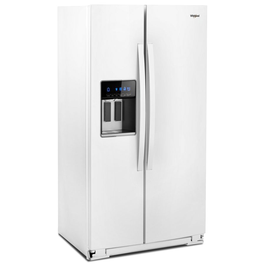 Whirlpool 36-inch Wide Counter Depth Side-by-Side Refrigerator - 21 cu. ft. - White (WRS571CIHW)