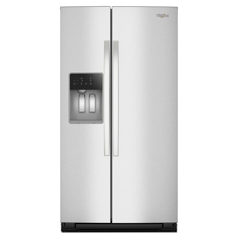 Whirlpool 36-inch Wide Side-by-Side Refrigerator - 21 cu. ft. - Fingerprint-Resistant Stainless Finish (WRSC5536RZ)