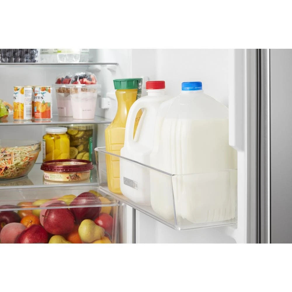 WHIRLPOOL 24-inch Wide Small Space Top-Freezer Refrigerator - 11.6 cu. ft. - Fingerprint-Resistant Stainless Finish (WRT112CZJZ)