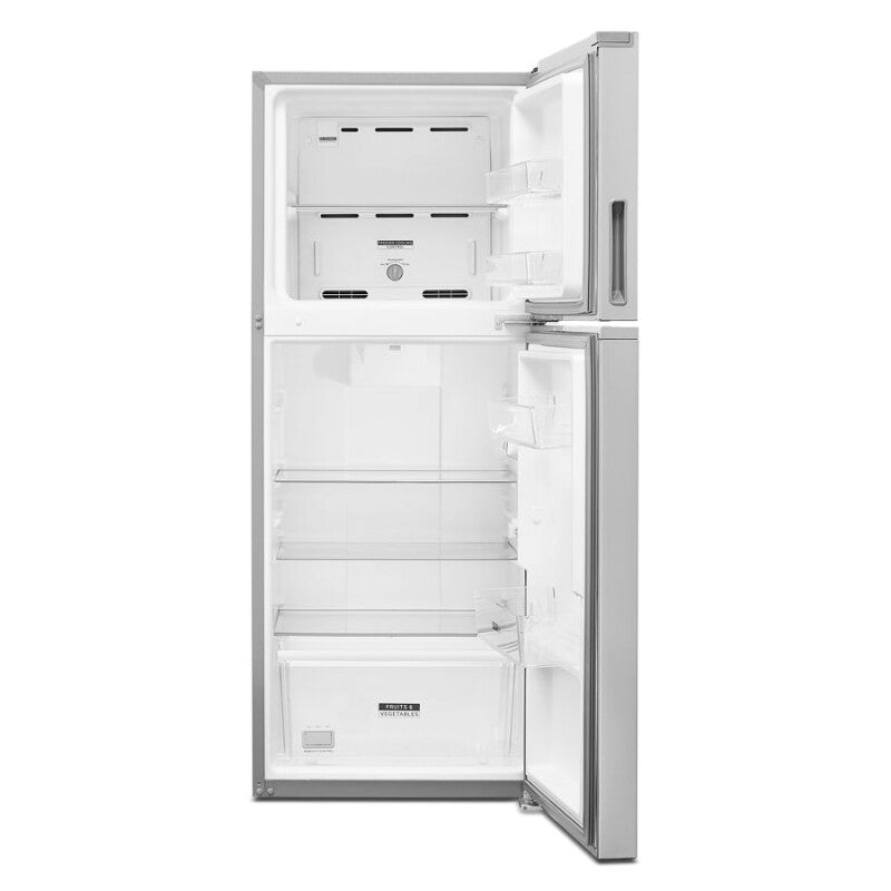 Whirlpool 24-inch Wide Small Space Top-Freezer Refrigerator - 11.6 cu. ft. - Fingerprint-Resistant Stainless Finish (WRT112CZJZ)