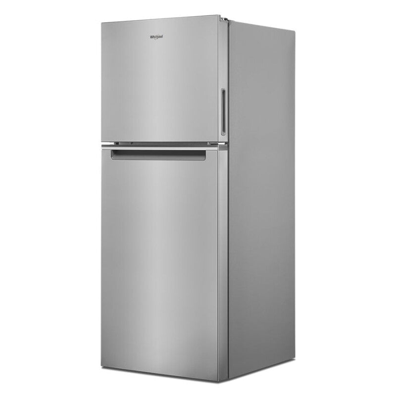 Whirlpool 24-inch Wide Small Space Top-Freezer Refrigerator - 11.6 cu. ft. - Fingerprint-Resistant Stainless Finish (WRT112CZJZ)