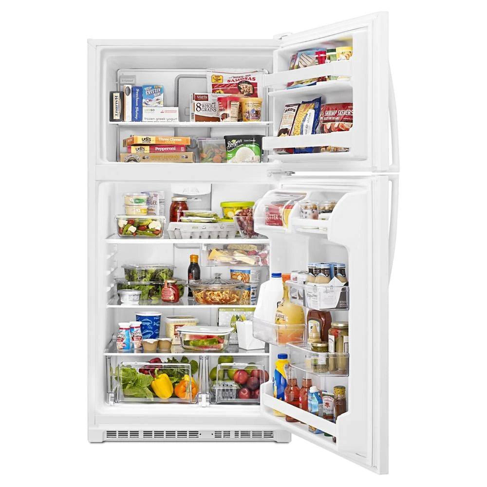 WHIRLPOOL 33-inch Wide Top Freezer Refrigerator - 20 cu. ft. - White (WRT311FZDW)