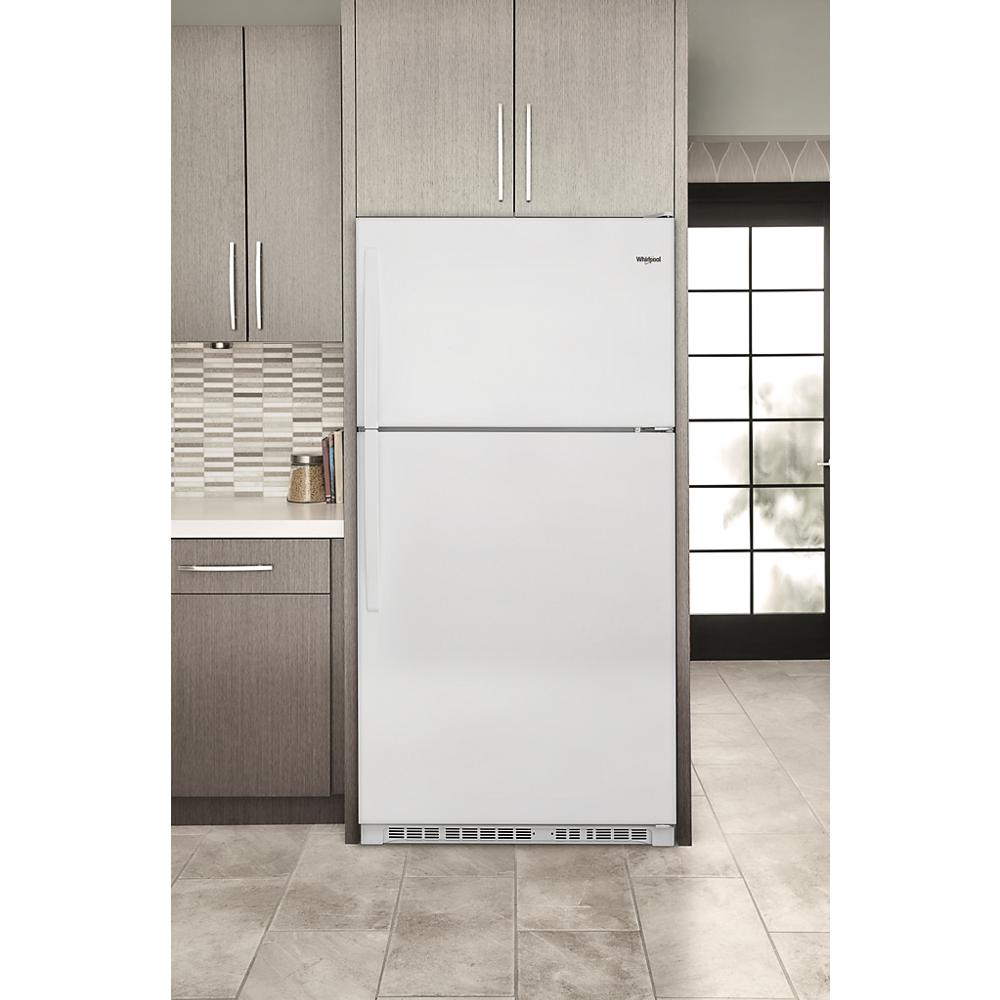 Whirlpool 33" Wide Top Freezer Refrigerator - 20 cu. ft. - White (WRT311FZDW)