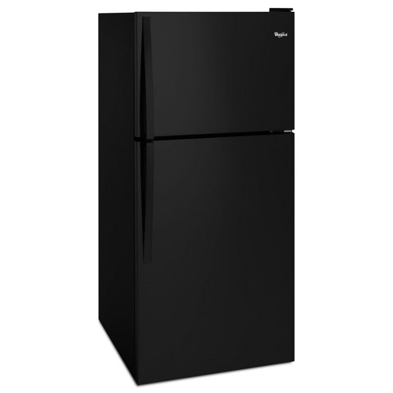 Whirlpool 30-inch Wide Top Freezer Refrigerator - 18 cu. ft. - Black (WRT318FZDB)