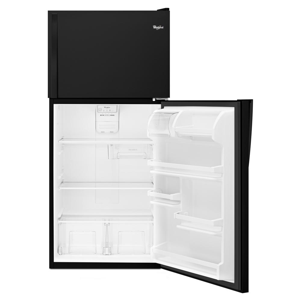 Whirlpool 30-inch Wide Top Freezer Refrigerator - 18 cu. ft. - Black (WRT318FZDB)