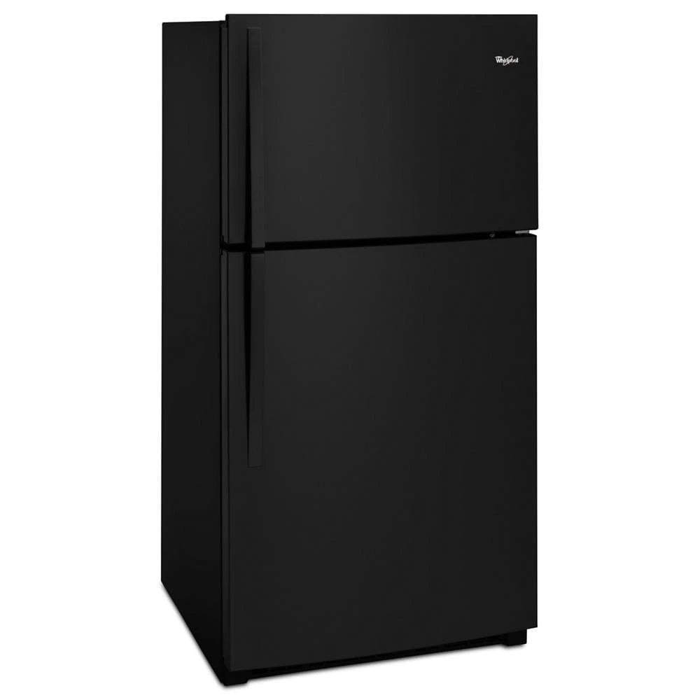 WHIRLPOOL 33-inch Wide Top Freezer Refrigerator - 21 cu. ft. - Black (WRT541SZDB)