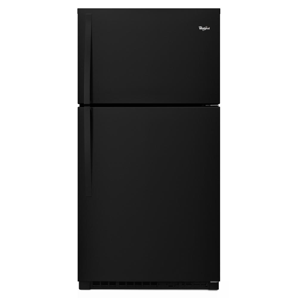 Whirlpool 33" Wide Top Freezer Refrigerator - 21 cu. ft. - Black (WRT541SZDB)
