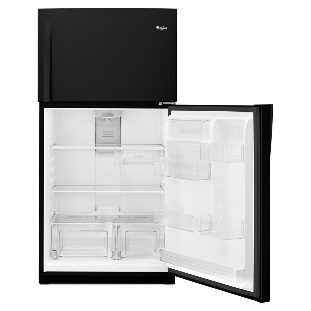 Whirlpool 33" Wide Top Freezer Refrigerator - 21 cu. ft. - Black (WRT541SZDB)
