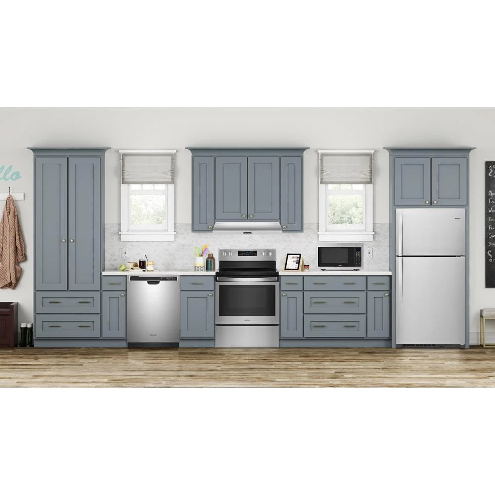 Whirlpool 33-inch Wide Top Freezer Refrigerator - 21 cu. ft. - Fingerprint Resistant Stainless Steel (WRT541SZDZ)