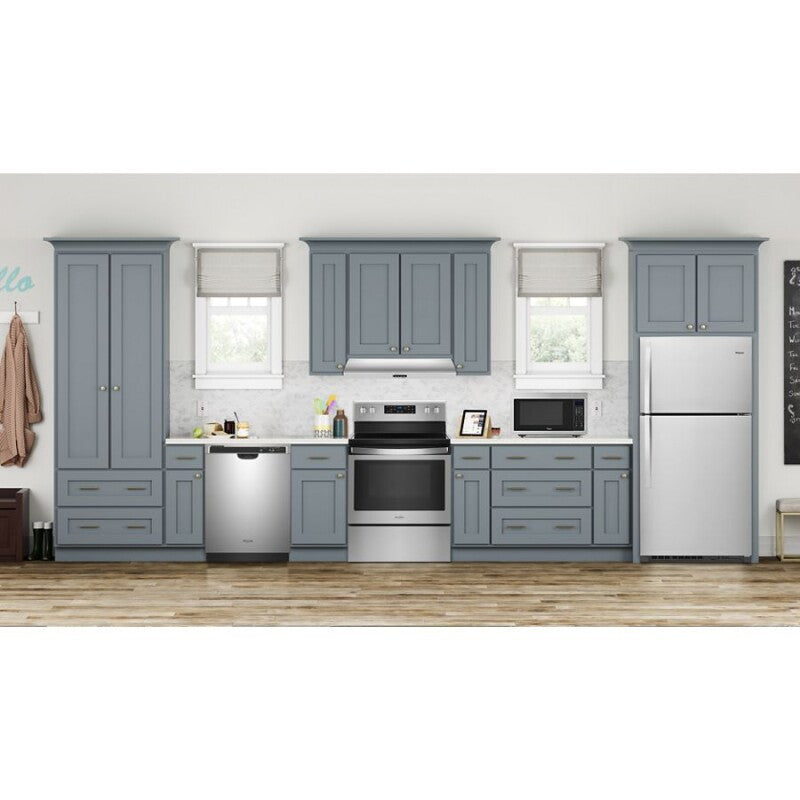 Whirlpool 33-inch Wide Top Freezer Refrigerator - 21 cu. ft. - Fingerprint Resistant Stainless Steel (WRT541SZDZ)