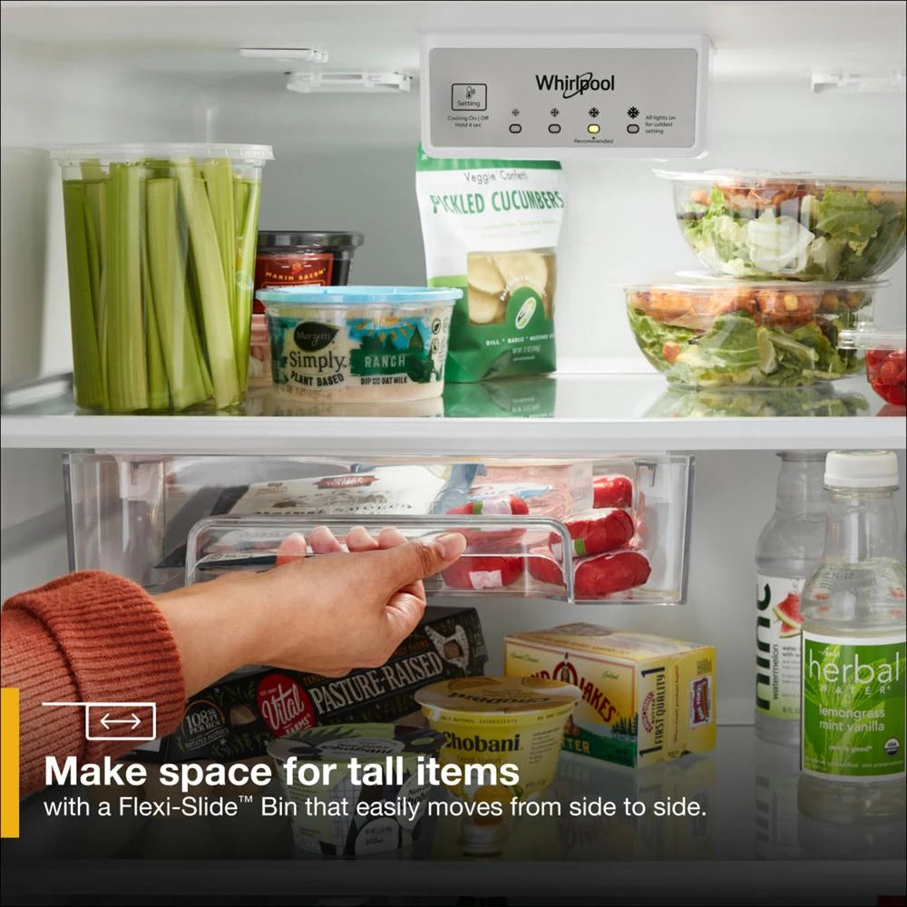 WHIRLPOOL 28-inch Wide Top-Freezer Refrigerator - 16.3 Cu. Ft. - White (WRTX5028PW)