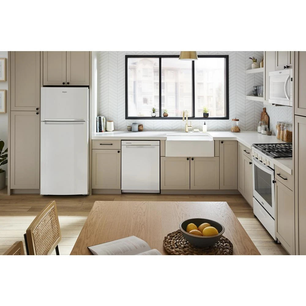 WHIRLPOOL 28-inch Wide Top-Freezer Refrigerator - 16.3 Cu. Ft. - White (WRTX5028PW)
