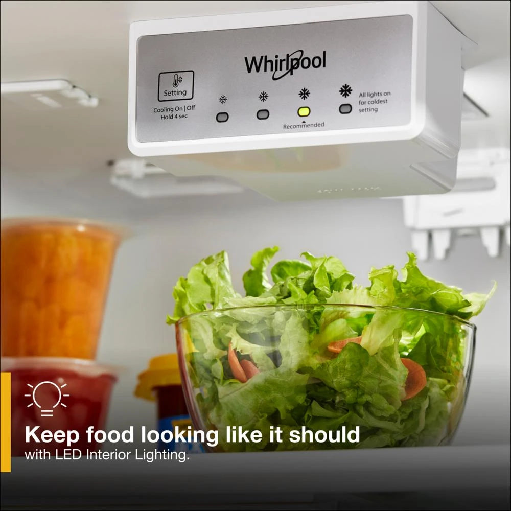 WHIRLPOOL 28-inch Wide Top-Freezer Refrigerator - 16.3 Cu. Ft. - White (WRTX5028PW)