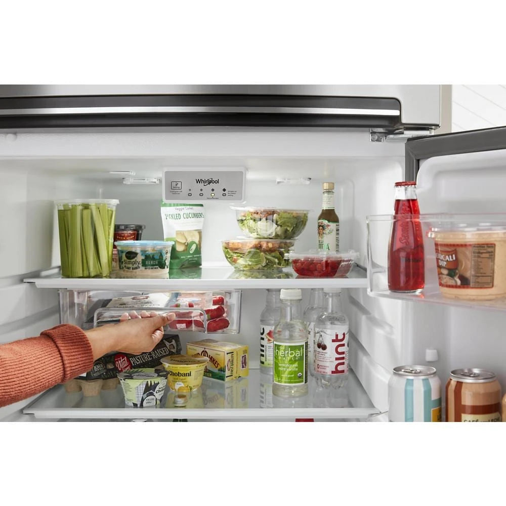 WHIRLPOOL 28-inch Wide Top-Freezer Refrigerator - 16.3 Cu. Ft. - White (WRTX5028PW)