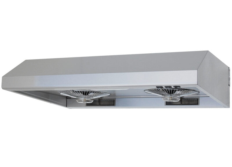 Windster Hood 36″ Under 530 5.4 2 LED x 1 7″ vertical 2 - Stainless Steel (WS5536SS)