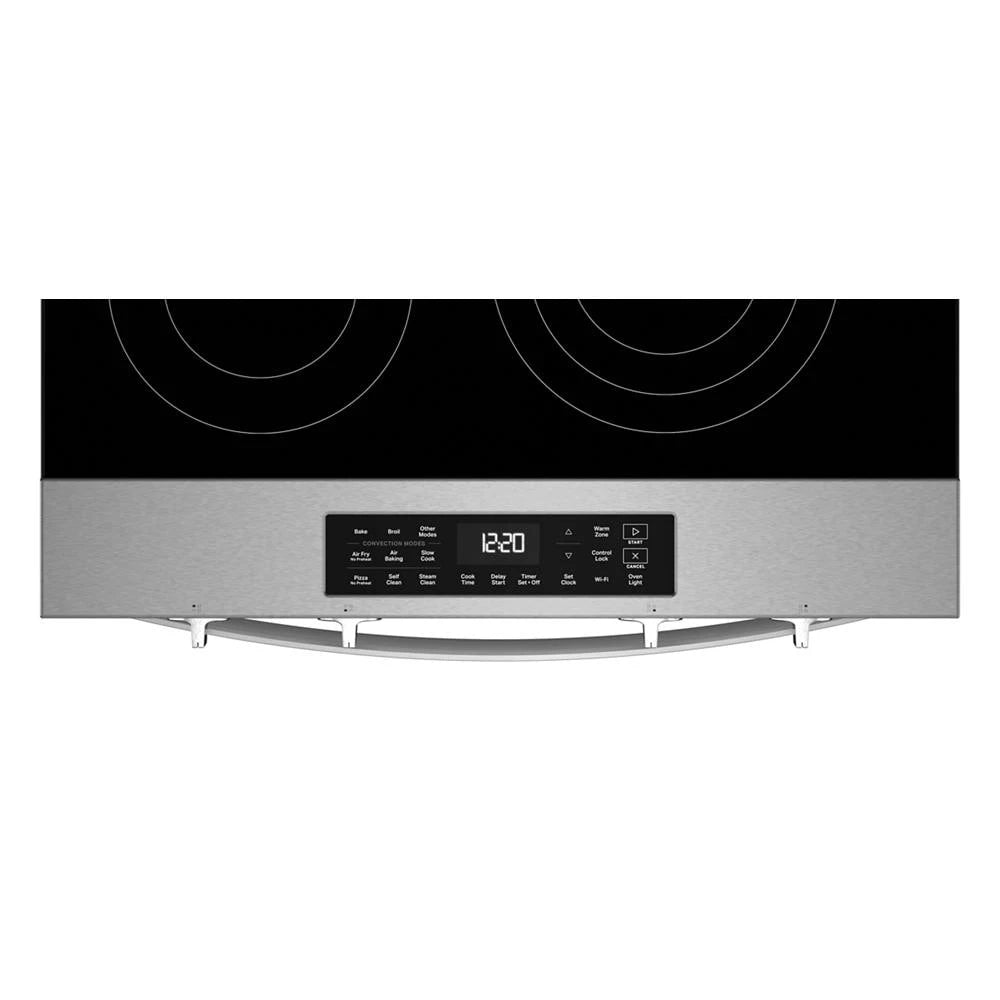 WHIRLPOOL 30-inch Electric Smart Range with Air Cooking Technology - Fingerprint Resistant Stainless Steel (WSES5030SZ)