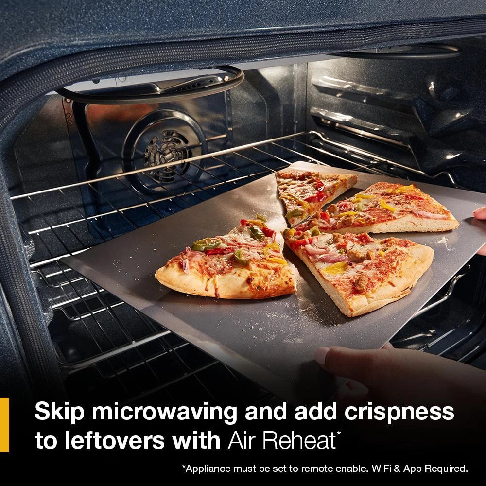 WHIRLPOOL 30-inch Electric Smart Range with Air Cooking Technology - Fingerprint Resistant Stainless Steel (WSES5030SZ)