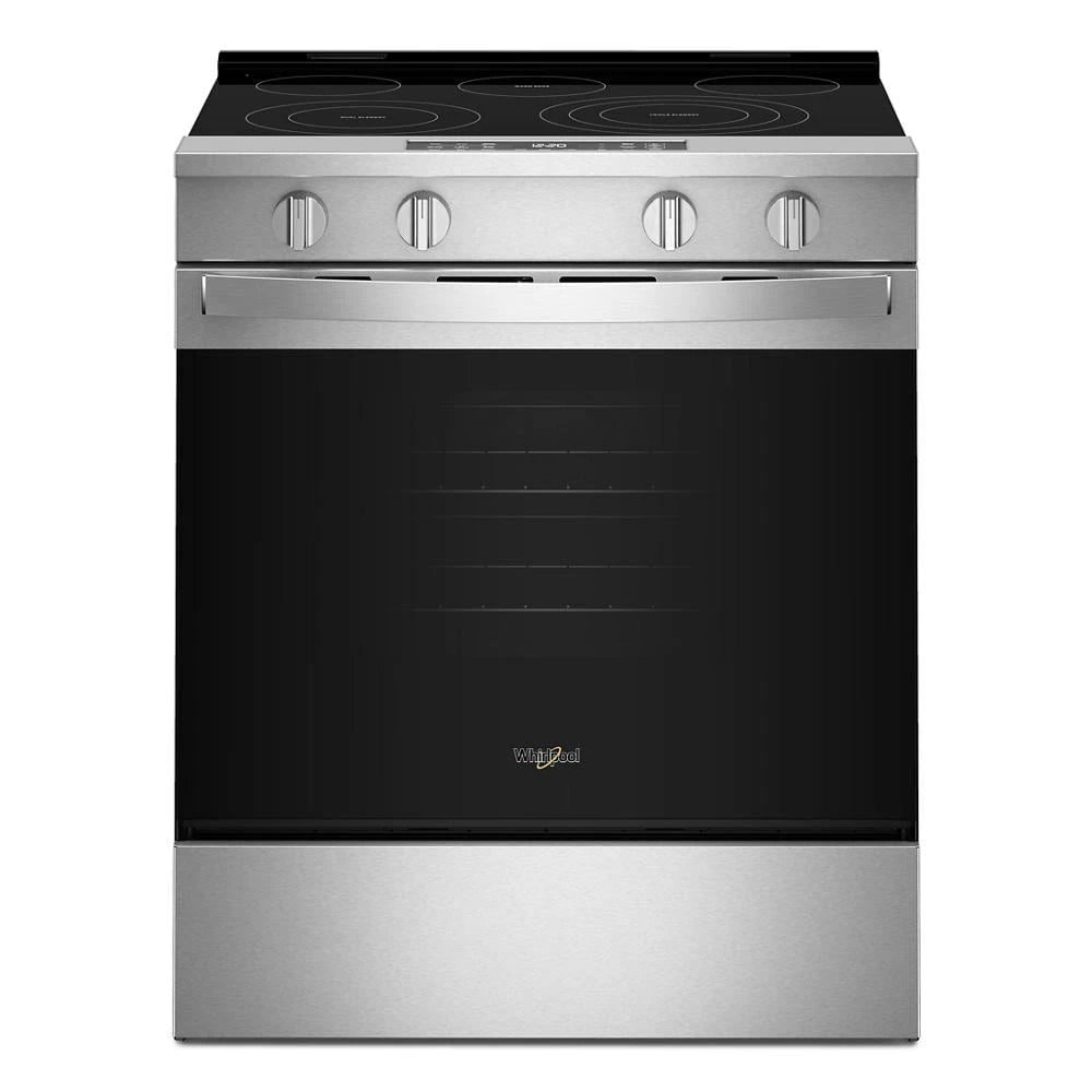 WHIRLPOOL 30-inch Electric Smart Range with Air Cooking Technology - Fingerprint Resistant Stainless Steel (WSES5030SZ)