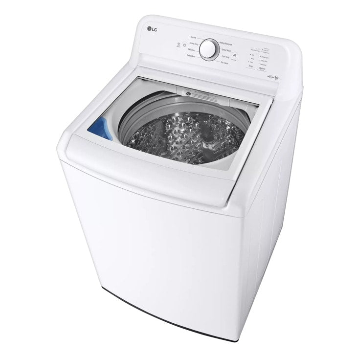 LG 4.3 Cu. Ft. Ultra Large Capacity Top Load Washer With Impeller & Turbodrum™ Technology - White (WT6100CW)