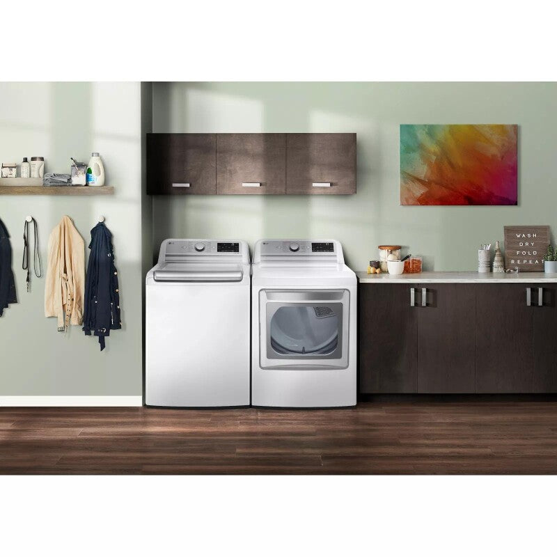 LG 5.5 cu.ft. Mega Capacity Smart wi-fi Enabled Top Load Washer with TurboWash3D™ Technology and Allergiene™ Cycle - White (WT7900HWA)